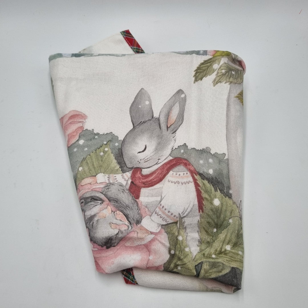 Set Natale con tagliere e coppia strofinacci