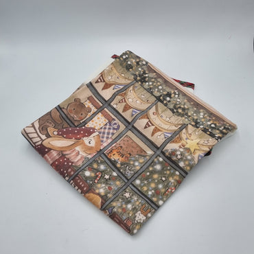 Set Natale con tagliere e coppia strofinacci