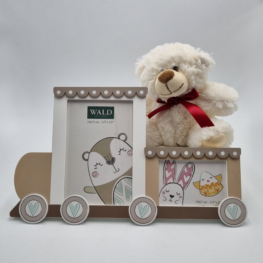 Cornice trenino Wald con peluche